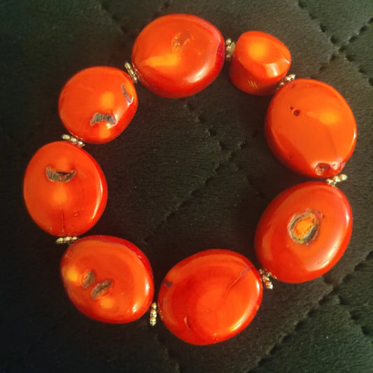 Coral Stretch Bracelet