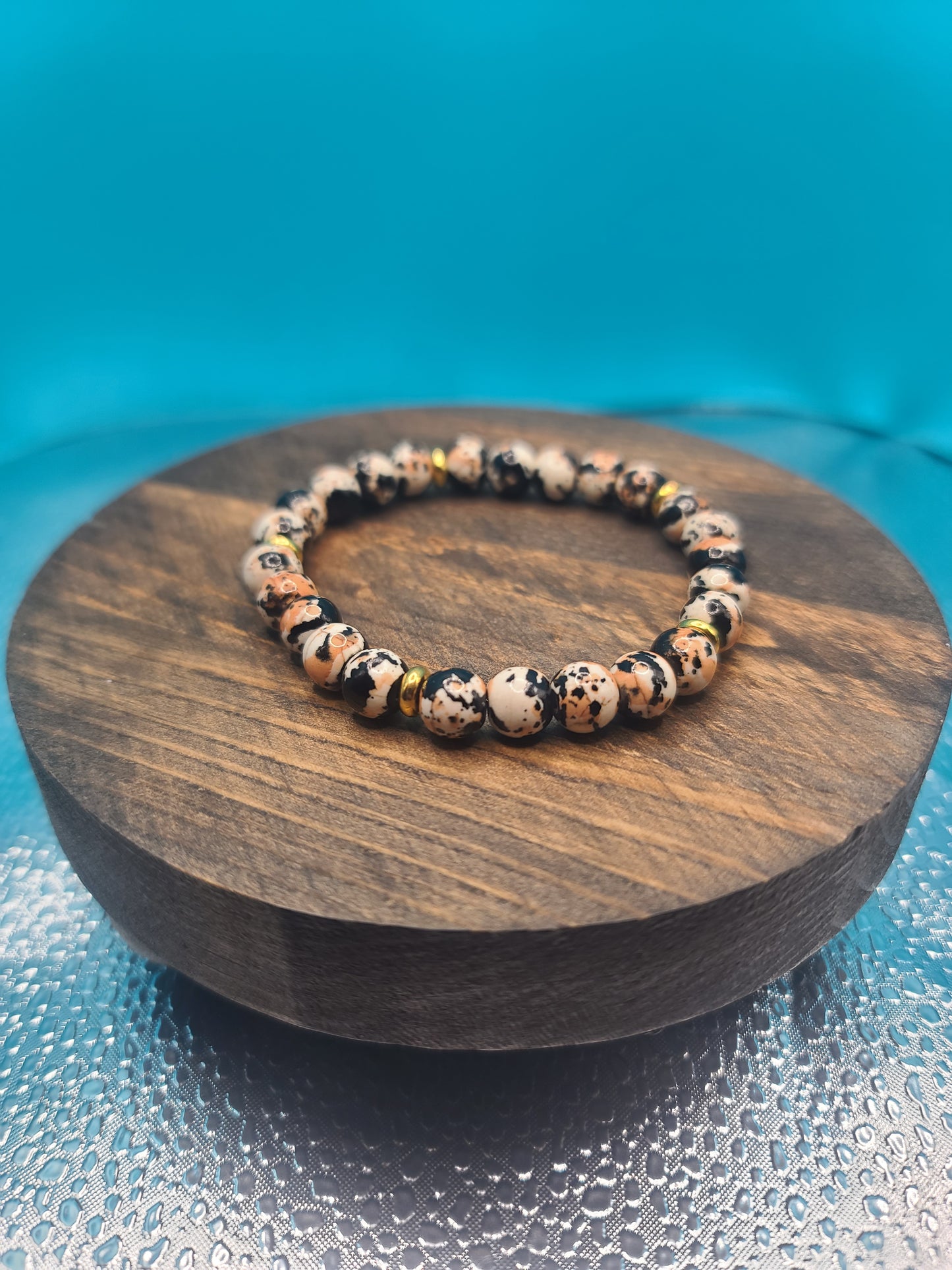 Spotted Jasper Stretch Bracelet