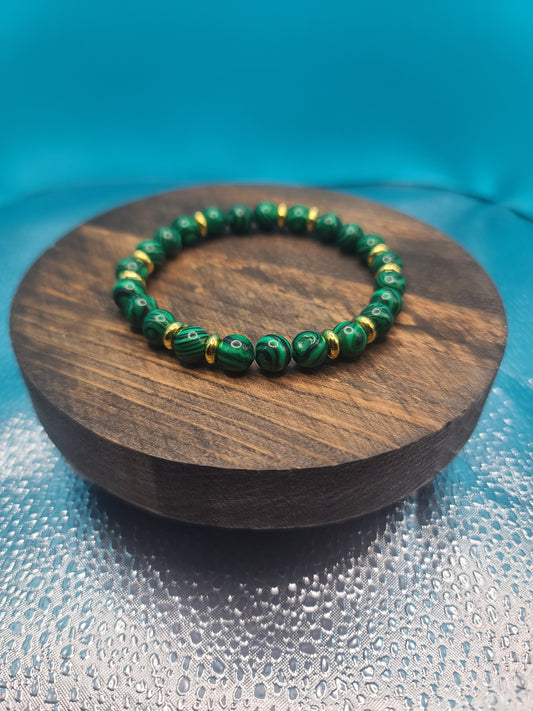 Malachite Stretch Bracelet