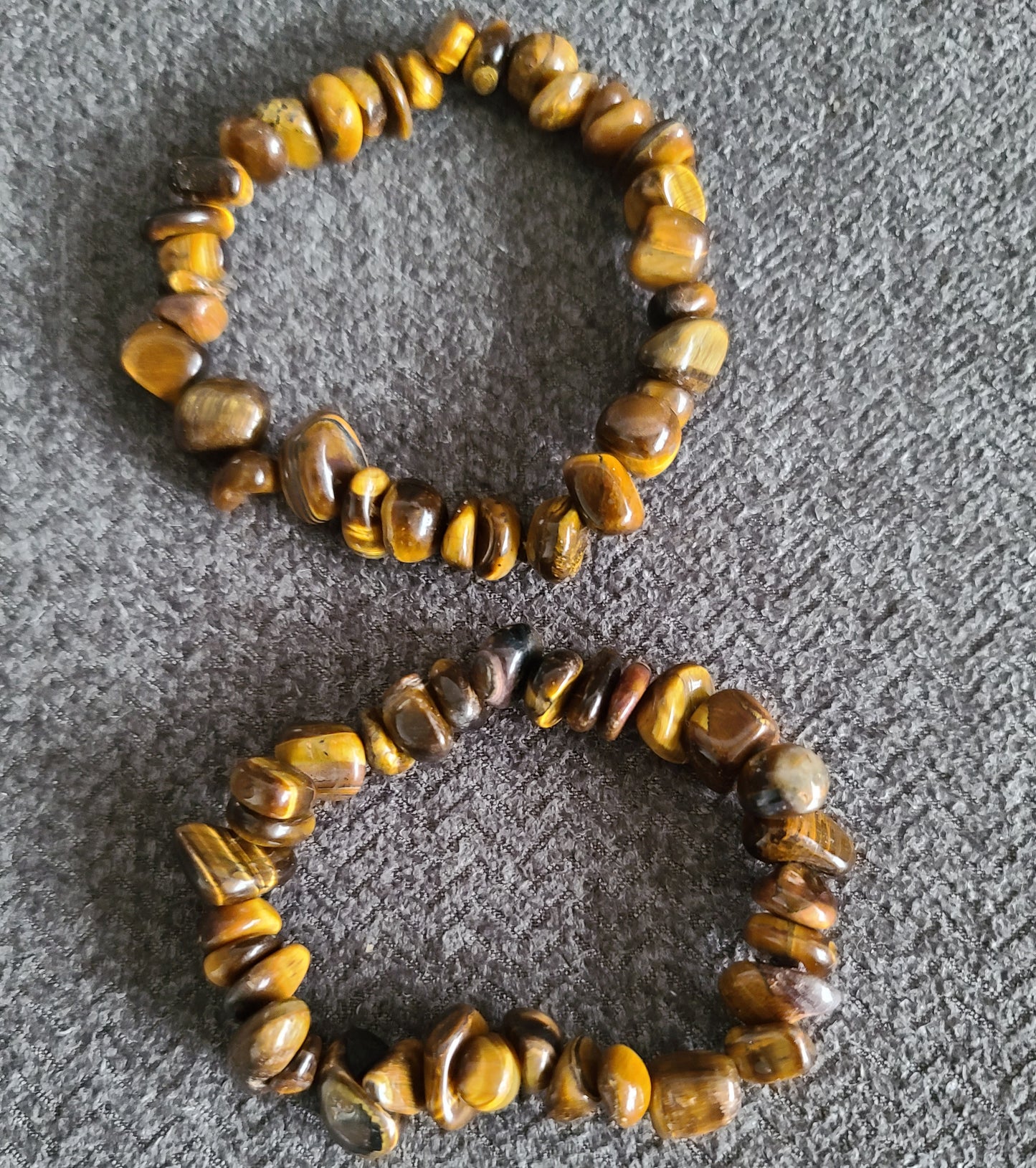 Tiger Eye Nugget Stretch Bracelets