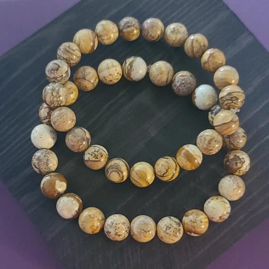 Jasper Stretch Bracelet